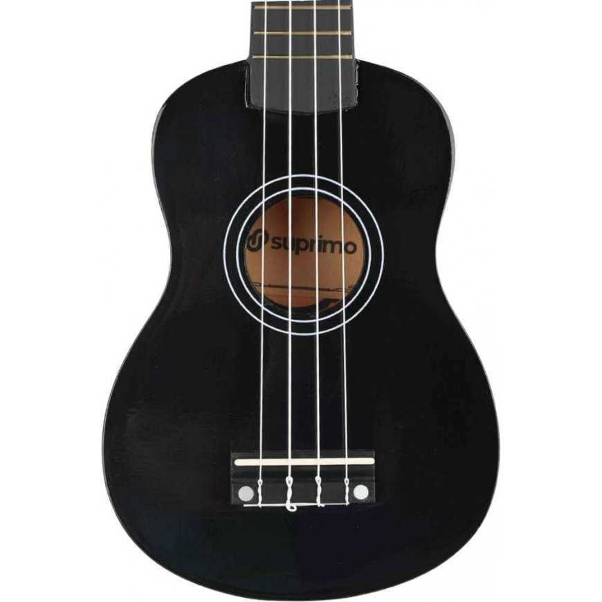 Luna Guitars SUPRIMO UK21 BK sopranine ukulele, 21", must, puidust – 2