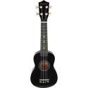 Luna Guitars SUPRIMO UK21 BK sopraano ukulele, 21", musta, puinen Luna Guitars SUPRIMO UK21 BK sopraano ukulele, 21", musta, puinen