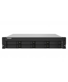 QNAP TS-832PXU NAS Stovas (2U) Annapurna Labs AL324 4 GB DDR4 0 TB QNAP Turbo System Aliuminis, Juoda