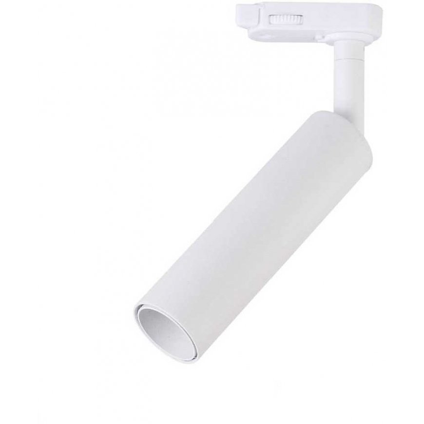 15W LED spotlight for 3-phase tracks, white body, 5000K, SAMSUNG LED chip – 2