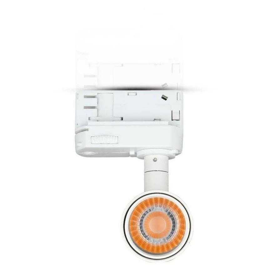 15W светодиодный светильник для 3-фазных рельсов, белый корпус, 5000K, чип LED SAMSUNG – 4