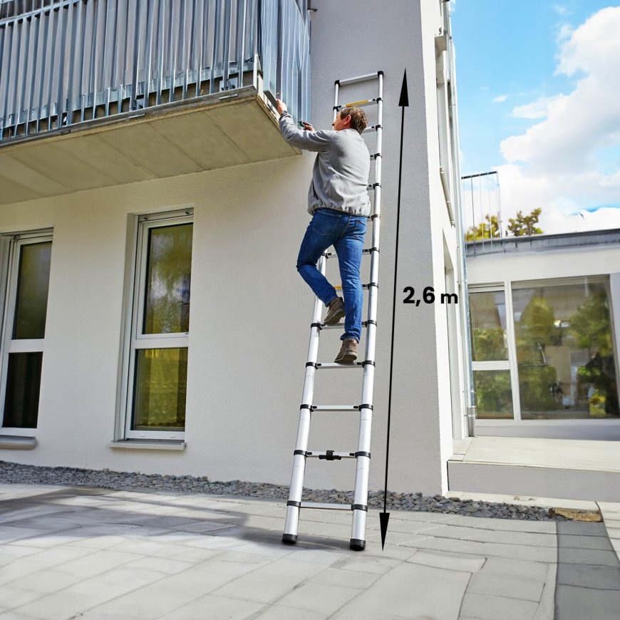 EXTRALINK TELESCOPIC LADDER LAD26ST 2.6 M