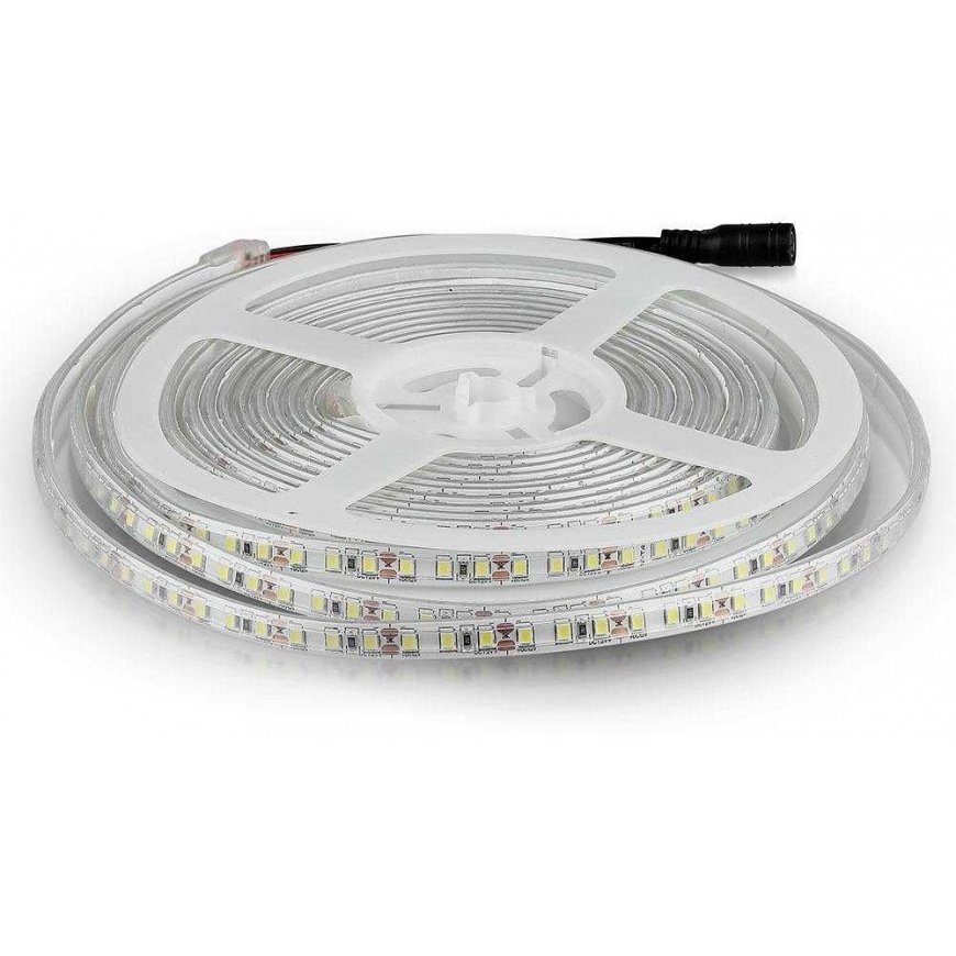 V-tac 8W/m LED strip, 120LED/m, 12V, 6500K, IP65, 5 meter roll – 2
