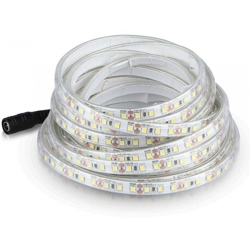 V-tac 8W/m LED strip, 120LED/m, 12V, 6500K, IP65, 5 meter roll – 3