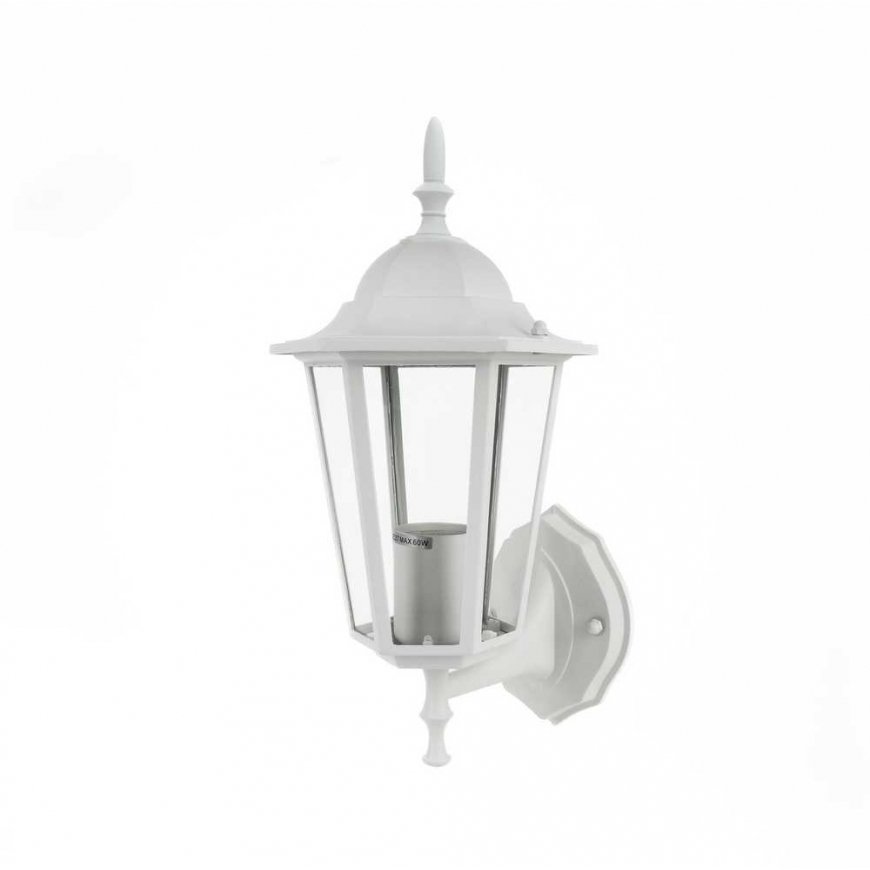 V-tac Wall Outdoor Light, IP44, E27, white – 2