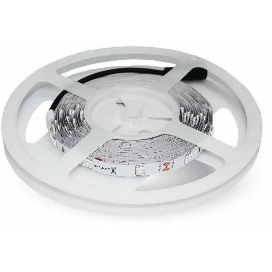 V-tac 6W/m LED strip, 12V, 30LED/m, RGB, 5 meter roll – 4