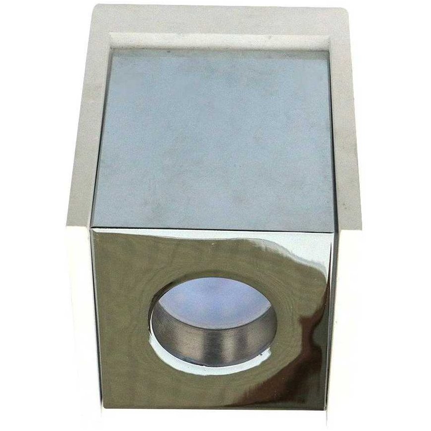 GU10 surface frame V-TAC, square, chrome color. – 2