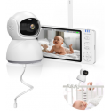 Extralink Reya | Electronic baby monitor | MO570 with 5 inch monitor, VOX 2.4 GHz
