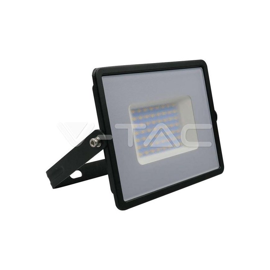 V-tac 50W LED prožektorius, E-serija, juodu korpusu, 6500K – 2