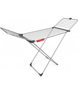 Vileda 157336 laundry drying rack/line Floor-standing rack Black, Stainless steel