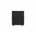 Lanberg FF01-8015-12BL телекоммуникационная стойка 15U Отдельностоящая стойка Черный