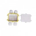Connector for V-TAC projectors, 4 wires, white, wire diameter 8-12mm, IP68 Connector for V-TAC projectors, 4 wires, white, wire diameter 8-12mm, IP68