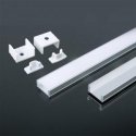 V-TAC LED wall lamp surface profile, with cover and finishes, white, 2000x17.4x7mm V-TAC LED wall lamp surface profile, with cover and finishes, white, 2000x17.4x7mm
