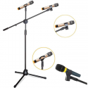 SUPRIMO MS1 microphone stand with a folding handle SUPRIMO MS1 microphone stand with a folding handle