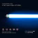 8W T5 lamp V-TAC for insect trap, 30.5cm, G5, white 8W T5 lamp V-TAC for insect trap, 30.5cm, G5, white