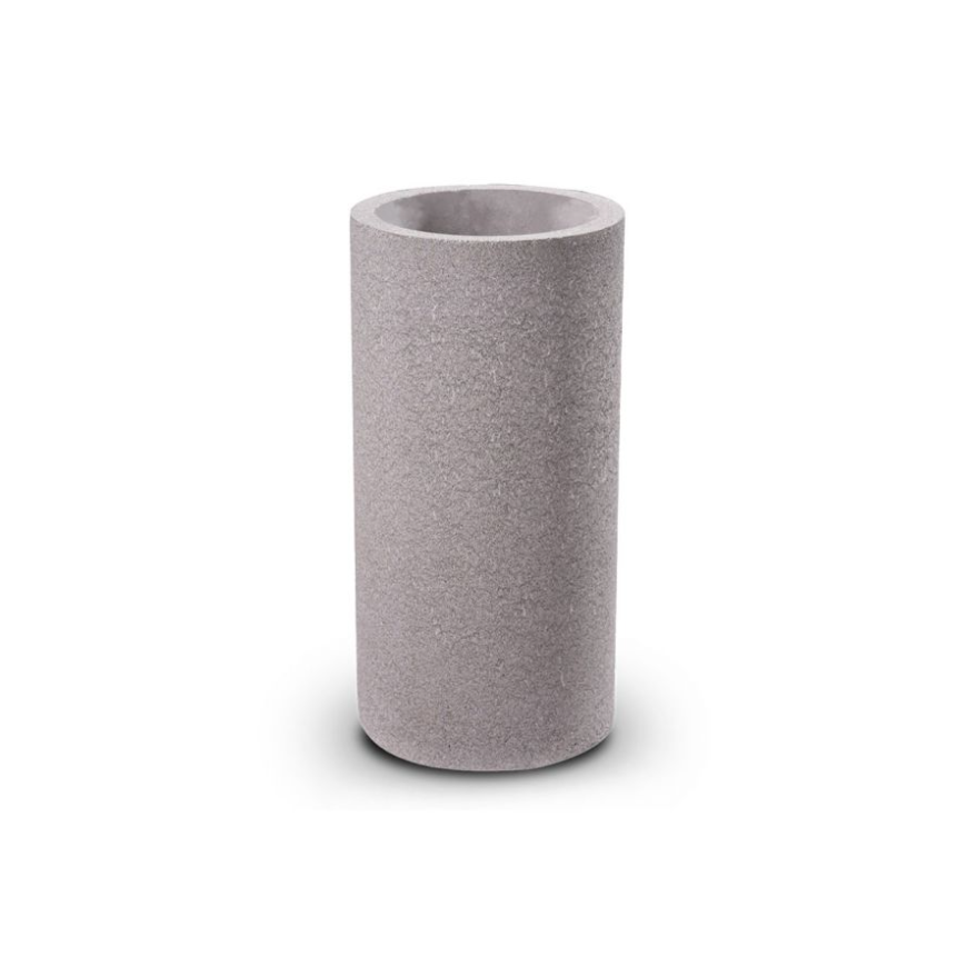 V-TAC LED wall lamp, GU10, roll-shaped, light gray, concrete