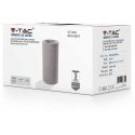 V-TAC LED wall lamp, GU10, roll-shaped, light gray, concrete V-TAC LED wall lamp, GU10, roll-shaped, light gray, concrete