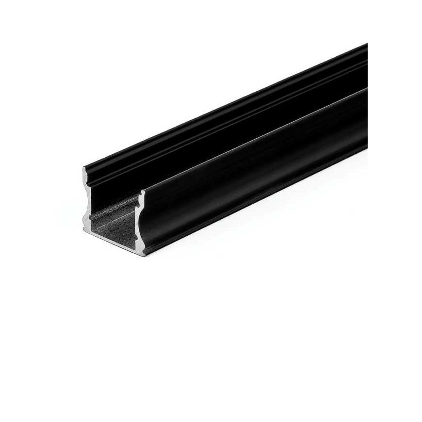 V-tac LED surface profile, black, 2m, with cover and mounting accessories – 4