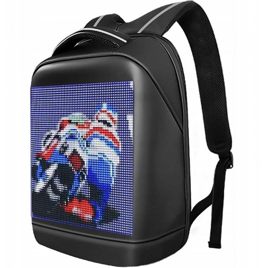 Elior DH Style Led Backpack glowing backpack with LE screen – 5