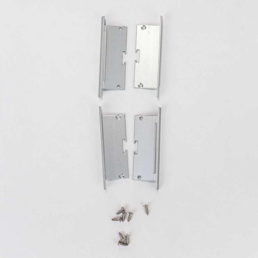 V-tac LED įleidžiamas profilis su dangteliu, sidabro sp., 2m – 5