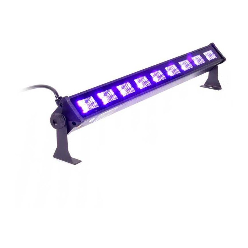 LIGHT4ME LED BAR UV 9 + Baltas profesionali šviesos apdaila 9x3W – 4