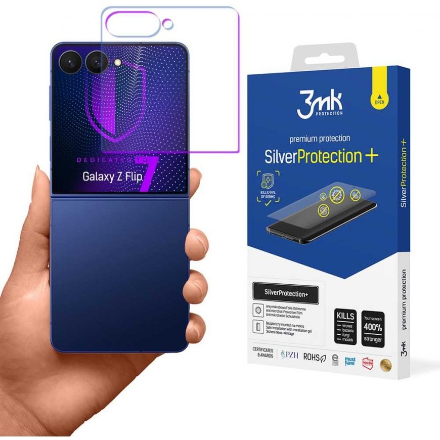 Samsung Galaxy Z Flip 7 - 3mk SilverProtection+ – 3