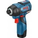 Bosch 0 601 9E0 005 elektriskās uzgriežņu atslēga 1/4" 3100 RPM 110 collas mārciņa Melns, Zils 12 V