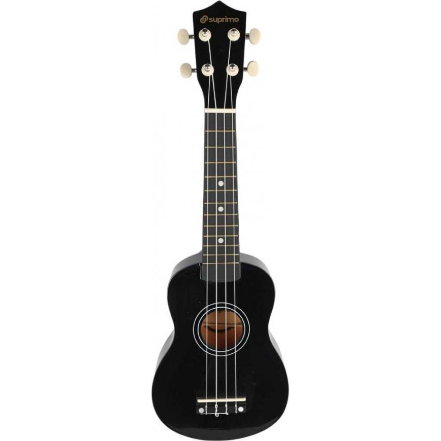 Luna Guitars SUPRIMO UK21 SET BK soprano ukulele 21" black – 2