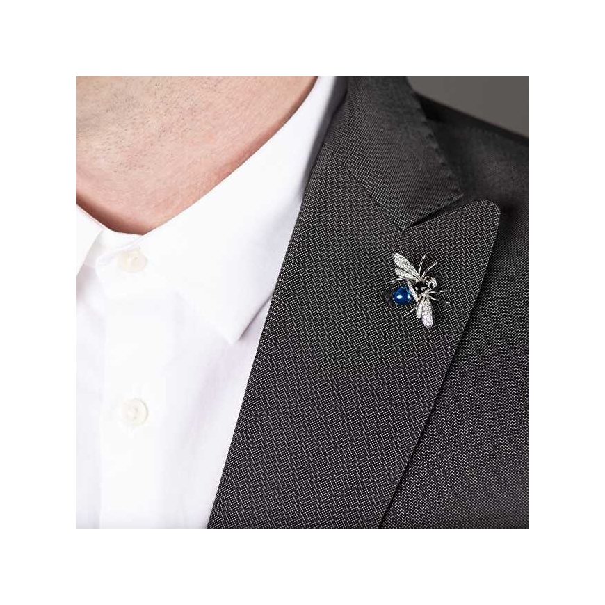 Trolley Playful brooch with firefighter crystals KS-223 – 3