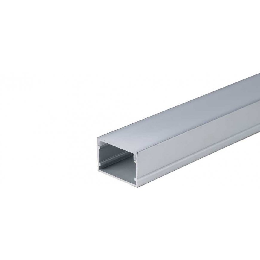 2m LED profile aluminum V-TAC, 2000*30*20mm, milk color. – 2