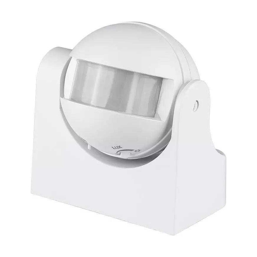 IR kustības sensors V-TAC, uzstādāms pie sienas 180°, balts – 2