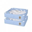 Thermaltake CL-F196-PL12BU-A Tietokoneen jäähdytysjärjestelmä Tietokonekotelo Tuuletin 12 cm Sininen