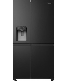 Hisense RS818N4TFE side by side ledusskapis Brīvi novietots 632 L E Melns
