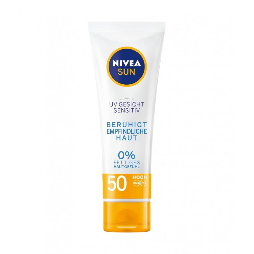NIVEA UV Face Sensitive Protect SPF50 Sunscreen cream Лицо 50 Взрослые – 2