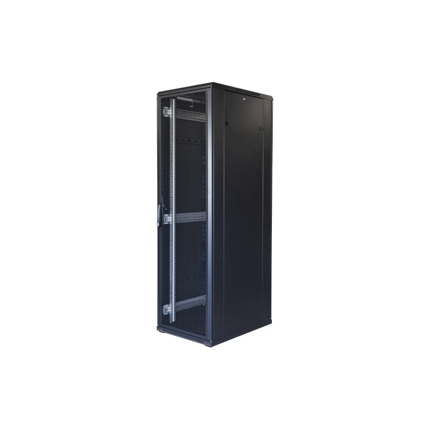 Deltaco TOTEN System G 42U Freestanding rack Black