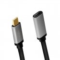 LogiLink CUA0105 USB-kaapeli USB 3.2 Gen 2 (3.1 Gen 2) 0,5 m USB C musta, Harmaa LogiLink CUA0105 USB-kaapeli USB 3.2 Gen 2 (3.1 Gen 2) 0,5 m USB C musta, Harmaa