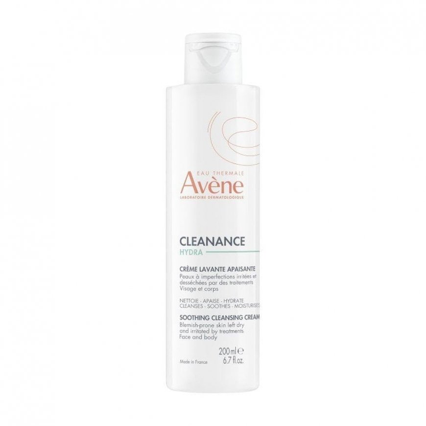 Avene Cleanance Hydra Avene Cream Limpiadora Calmante, 200 ml
