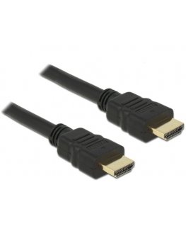 DeLOCK 84751 HDMI kabelis 0,5 m HDMI Type A (Standard) Melns
