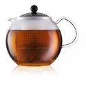 Bodum Assam Yksi teekannu 1500 ml musta, Läpinäkyvä Bodum Assam Yksi teekannu 1500 ml musta, Läpinäkyvä