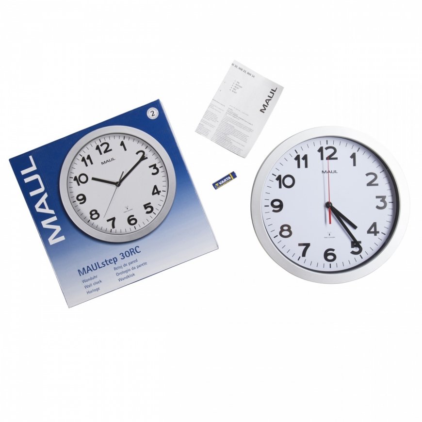 MAUL 9053095 wall/table clock Circle White – 5