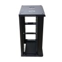 Extralink Rackmount cabinet 18U 600x600 Black wall mounted