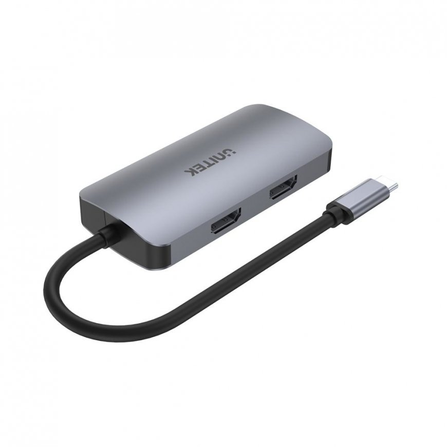 UNITEK P5 Trio USB 3.2 Gen 1 (3.1 Gen 1) Type-C Pilka – 2