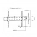 Gembird WM-70T-02 крепление для телевизора 177,8 cm (70") Черный Gembird WM-70T-02 крепление для телевизора 177,8 cm (70") Черный
