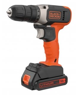 Black & Decker BCD001C1-QW drill Keyless Black, Red