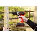 Black & Decker BCD001C1-QW drill Keyless Black, Red