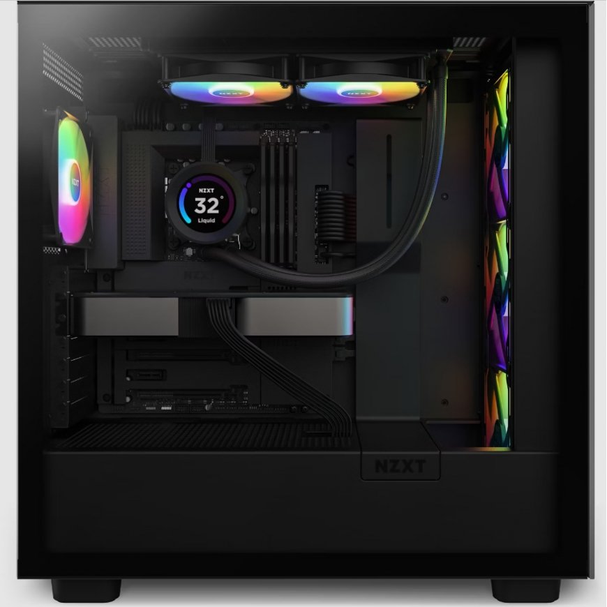 NZXT Kraken Elite 240 RGB Processor All-in-one liquid cooler 12 cm Black 1 pc(s) – 5
