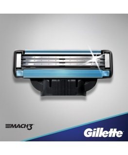 Gillette Mach 3 бритвенные лезвия 4 шт Люди