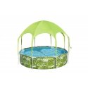 Bestway Splash-in-Shade Round Above Ground Pool with UV Careful Sunshade