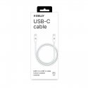Celly USBCUSBCCOTTWH USB кабель 1,5 m USB C Белый Celly USBCUSBCCOTTWH USB кабель 1,5 m USB C Белый