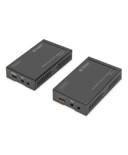 Digitus DS-55500 AV pagarinātājs Audio/video raidītājs un uztvērējs Melns